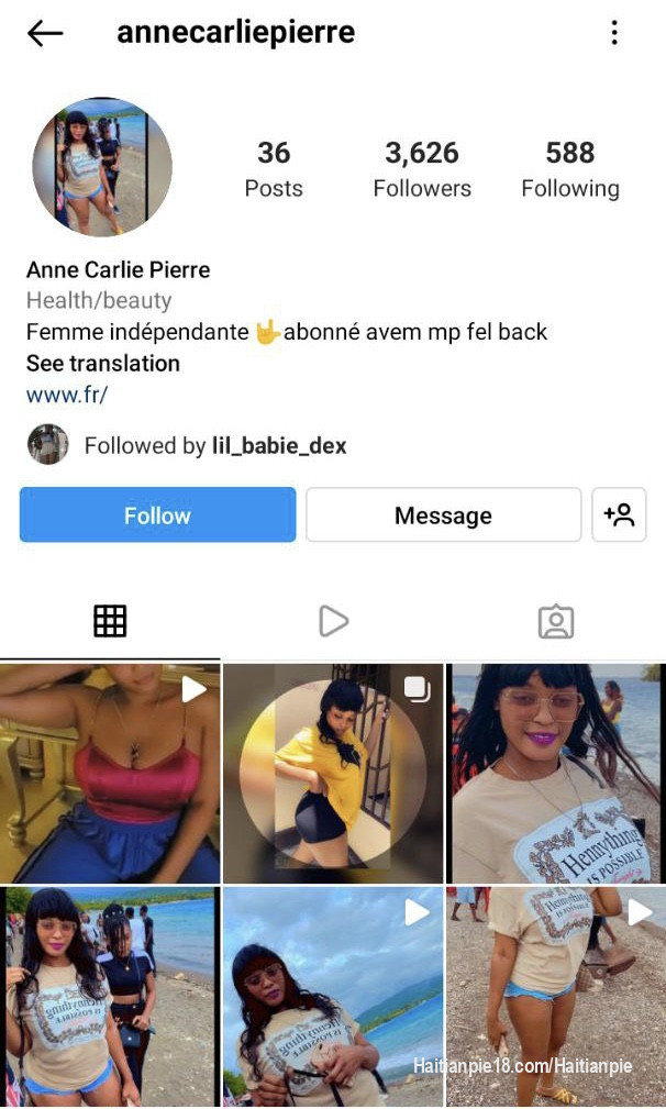 Anne carlie pierre